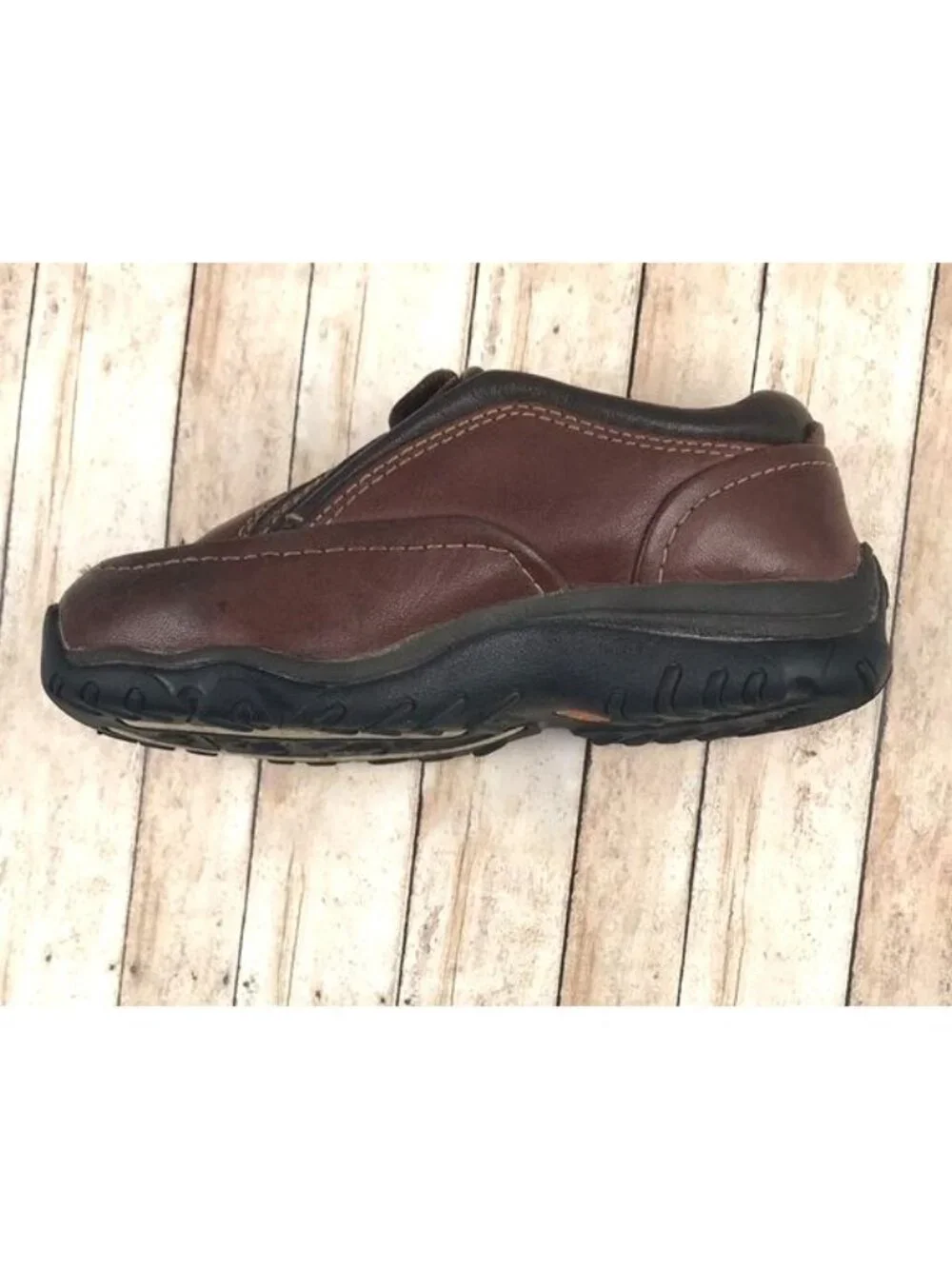 Timberland Brown Leather Slip-on Brown Toddler Size 8